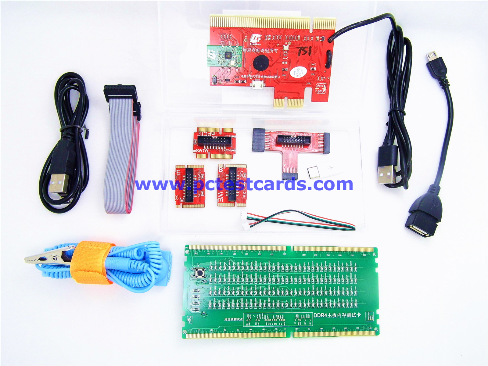 New Complete PC Laptop Computer Android Motherboard and DDR4 RAM Slot Diagnostic Repair Test Cards Pro Kit